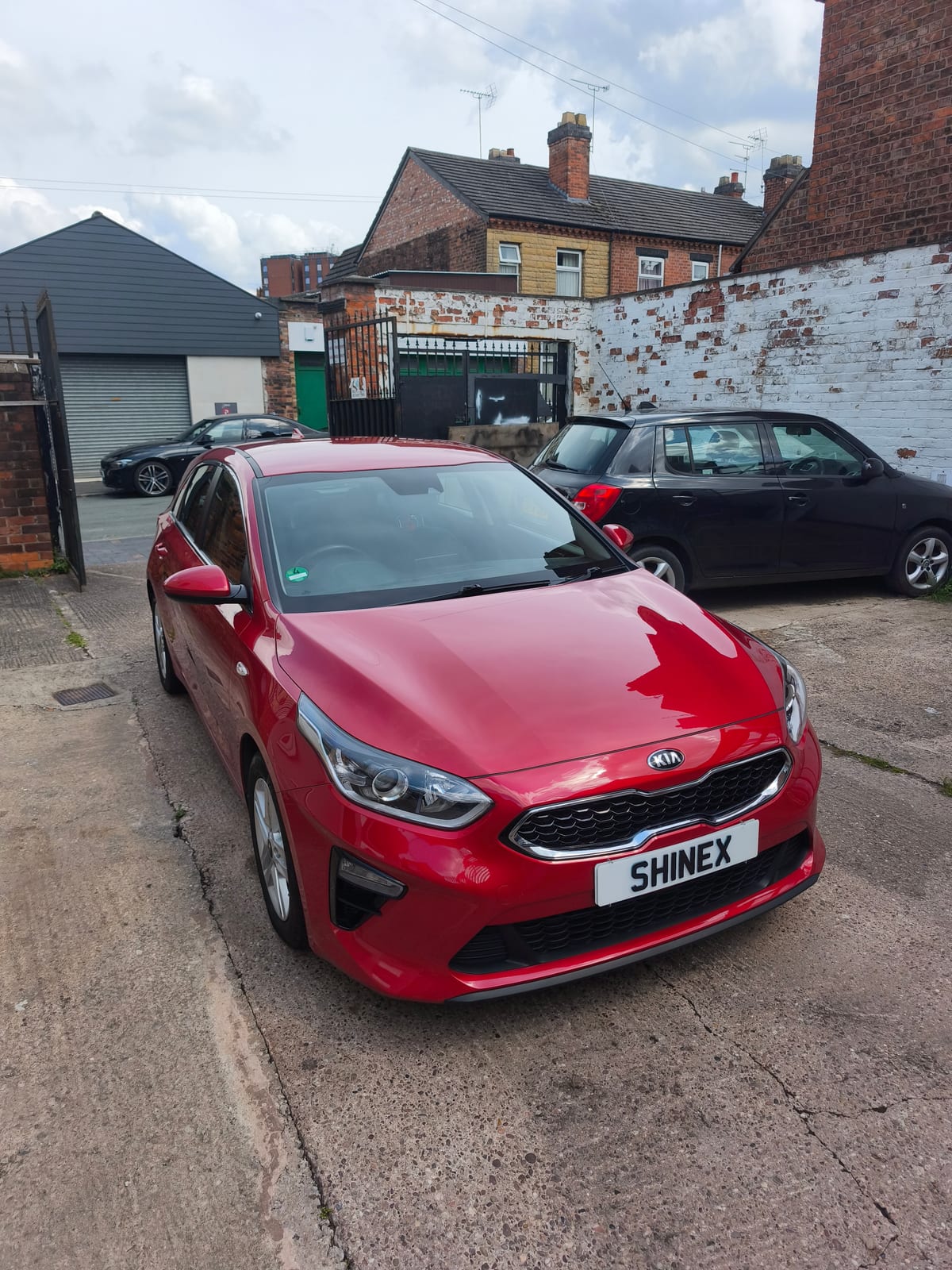Car detailing Crewe — Exterior Only — YH18NHE detailed in Crewe by ShineX Detailing